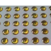 OCZY 3D ROZMIAR 8 MM 10-SZTUK SOLID-GOLD