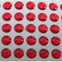OCZY 3D ROZMIAR 8 MM 10-SZTUK SOLID-RED
